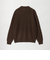 【WEB限定 WARDROBE SMART】マシーンウォッシャブル ウールミックス アゼ モックネック