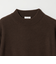 【WEB限定 WARDROBE SMART】マシーンウォッシャブル ウールミックス アゼ モックネック
