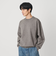 ハイブリッド ウール クルーネック ニット ウォッシャブル