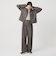 【WEB限定】ポリエステル タックワイドパンツ ウォッシャブル