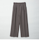 【WEB限定】ポリエステル タックワイドパンツ ウォッシャブル