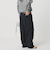 【WEB限定】ポリエステル タックワイドパンツ ウォッシャブル