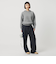 【WEB限定】ポリエステル タックワイドパンツ ウォッシャブル