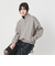 【WEB限定】ポリエステル スナップスタンドプルオーバー