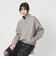【WEB限定】ポリエステル スナップスタンドプルオーバー