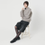 【WEB限定】ポリエステル スナップスタンドプルオーバー