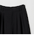【WEB限定 Wardrobe DAILY MINIMAL】ウールライク ランダムタック ワイドパンツ ウォッシャブル
