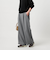 【WEB限定 Wardrobe DAILY MINIMAL】ウールライク ランダムタック ワイドパンツ ウォッシャブル