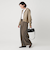 【WEB限定 Wardrobe DAILY MINIMAL】ウールライク ランダムタック ワイドパンツ ウォッシャブル