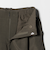 【WEB限定 Wardrobe DAILY MINIMAL】ウールライク ランダムタック ワイドパンツ ウォッシャブル