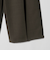 【WEB限定 Wardrobe DAILY MINIMAL】ウールライク ランダムタック ワイドパンツ ウォッシャブル