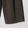 【WEB限定 Wardrobe DAILY MINIMAL】ウールライク ランダムタック ワイドパンツ ウォッシャブル