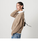 ウールカシミヤ アクアラグランクルーネックニット