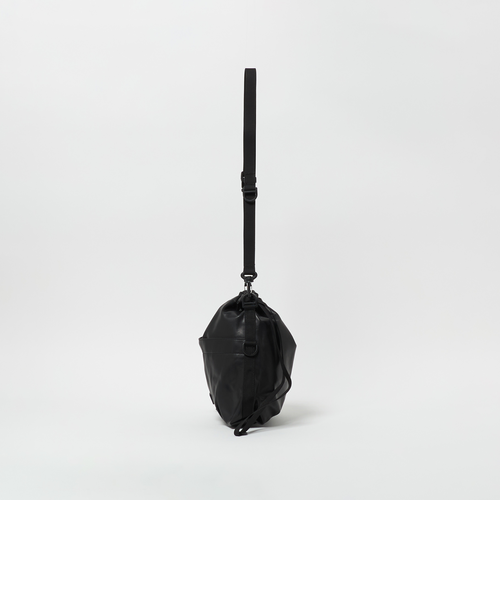 BAICYCLON＞レザーライク ドロー ストリング 巾着 バッグ