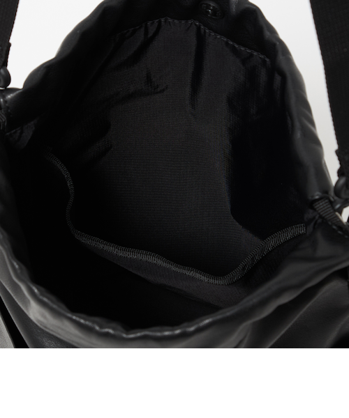 BAICYCLON＞レザーライク ドロー ストリング 巾着 バッグ