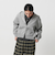 【WEB限定 Wardrobe DAILY MINIMAL】ダンボールスウェット ダブルジップパーカー