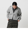 【WEB限定 Wardrobe DAILY MINIMAL】ダンボールスウェット ダブルジップパーカー