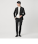 【WEB限定 WARDROBE SMART】DELEGANT サキソニー セットアップ/ジャケット＆イージーパンツ