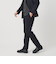 【WEB限定 WARDROBE SMART】DELEGANT サキソニー セットアップ/ジャケット＆イージーパンツ