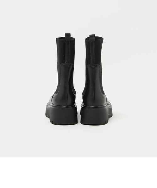 CORSO ROMA 9＞レザー リブ サイドゴアブーツ｜ビューティー＆ユース