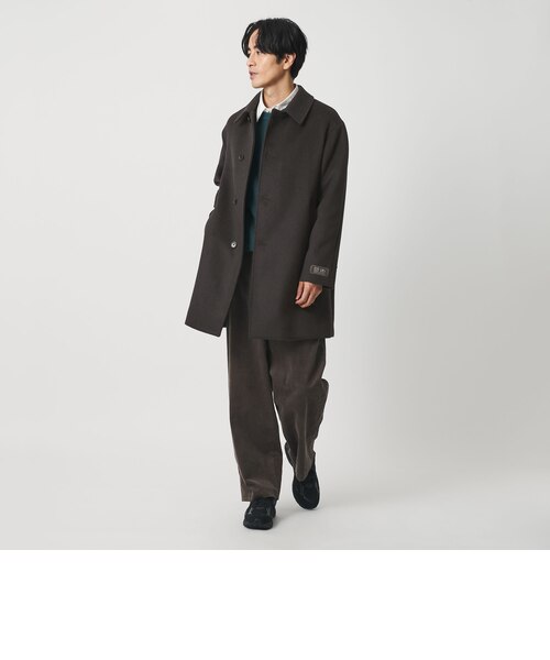 120S メルトン チェック バルカラーコート｜ビューティー＆ユース