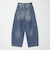 コットンデニム カーブパンツ