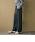ウールブレンド ツイルバックゴムパンツ ウォッシャブル