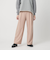 ウールブレンド ツイルバックゴムパンツ ウォッシャブル