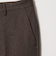 【WEB限定 WARDROBE SMART】ウールライク ノープリーツ パンツ