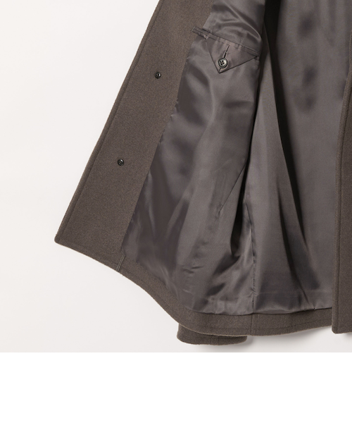 WEB限定 WARDROBE SMART】PE メルトン バルカラーブルゾン