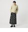 フラワージャガード スカート ウォッシャブル