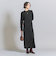 【WEB限定 Wardrobe DAILY MINIMAL】リブニットフレアワンピース
