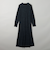 【WEB限定 Wardrobe DAILY MINIMAL】リブニットフレアワンピース