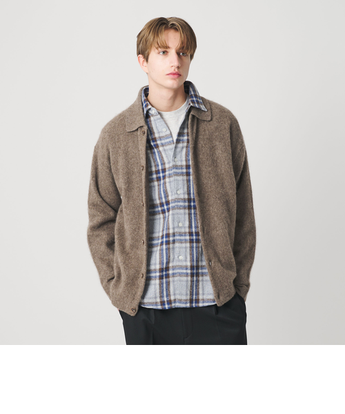 ブラッシュド ヤク ニット ジャケット｜ビューティー＆ユース