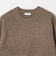 ブラッシュド ヤク クルーネック ニット