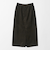 スエードライク Iラインスカート