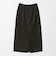 スエードライク Iラインスカート