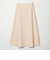 毛ポリエステル フランネル プレスフレアスカート
