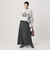 毛ポリエステル フランネル プレスフレアスカート