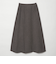 毛ポリエステル フランネル プレスフレアスカート
