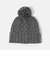 ネップ ポンポン ニットキャップ 2WAY