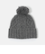 ネップ ポンポン ニットキャップ 2WAY