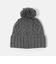 ネップ ポンポン ニットキャップ 2WAY