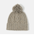 ネップ ポンポン ニットキャップ 2WAY