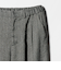 【WEB限定】裏起毛ヘリンボーン タックワイドパンツ ウォッシャブル