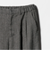 【WEB限定】裏起毛ヘリンボーン タックワイドパンツ ウォッシャブル