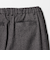 【WEB限定】裏起毛ヘリンボーン タックワイドパンツ ウォッシャブル