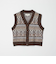 ＜Lollys Laundry＞ジャガードニットベスト