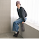 【WEB限定 Wardrobe DAILY MINIMAL】ドロスト ドッキングニットプルオーバー ウォッシャブル