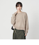 【WEB限定 Wardrobe DAILY MINIMAL】ドロスト ドッキングニットプルオーバー ウォッシャブル